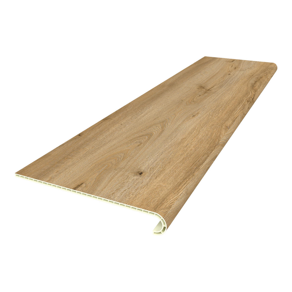 TREPPENVERKLEIDUNG-SET 6 TLG. Bunschoten - Eichefarben, Kunststoff (120/32cm) - NEU.HOLZ
