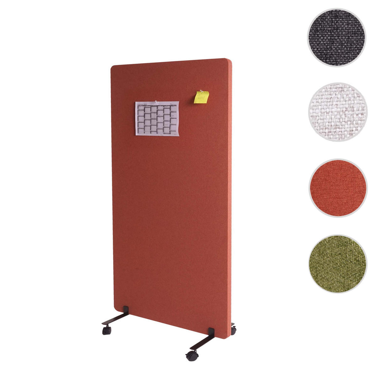 AKUSTIK-TRENNWAND Braun - Braun, Textil (80/147/39cm) - MCW