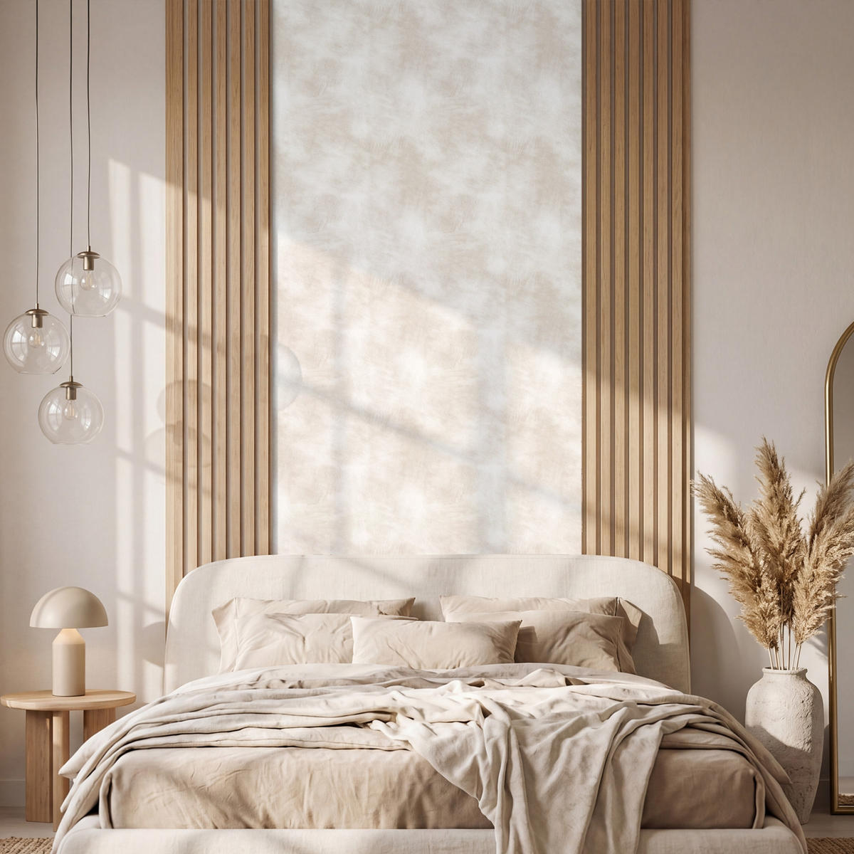 TAPETE - Dezent - Textur - Beige - 100x260 cm - Creme, Papier (100/260cm) - OnlyWow