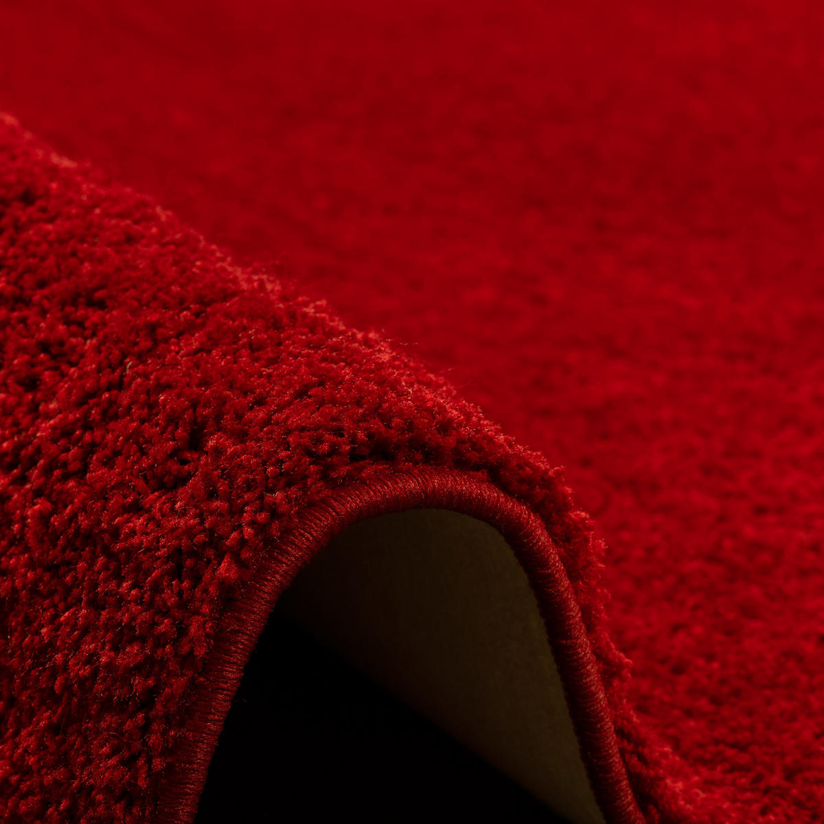 HOCHFLOR SHAGGY TEPPICH PALACE - Weinrot, Textil (80/240cm) - Snapstyle
