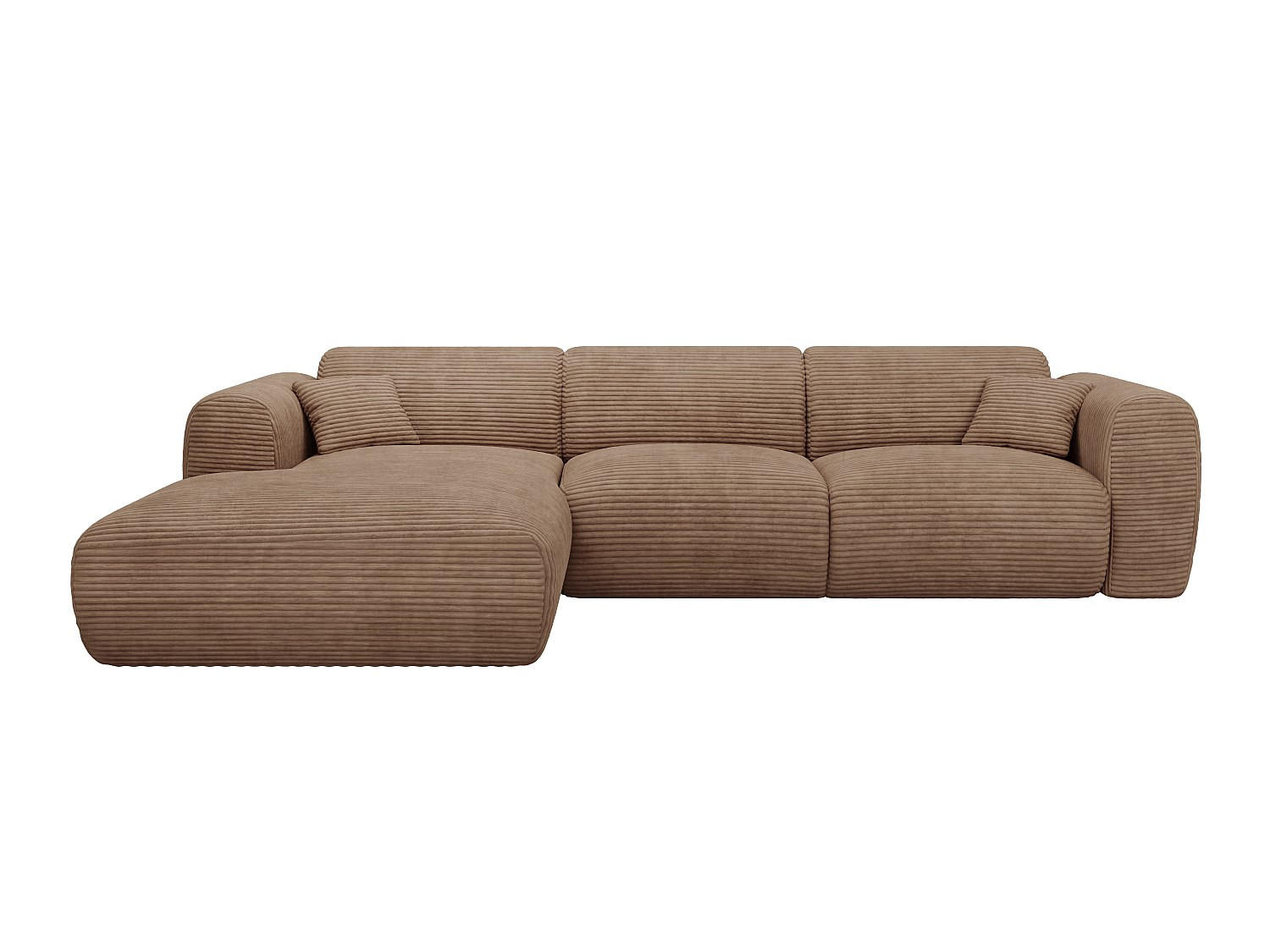 Vente-Unique Schlafsofa Taupe 299x73x165 cm
