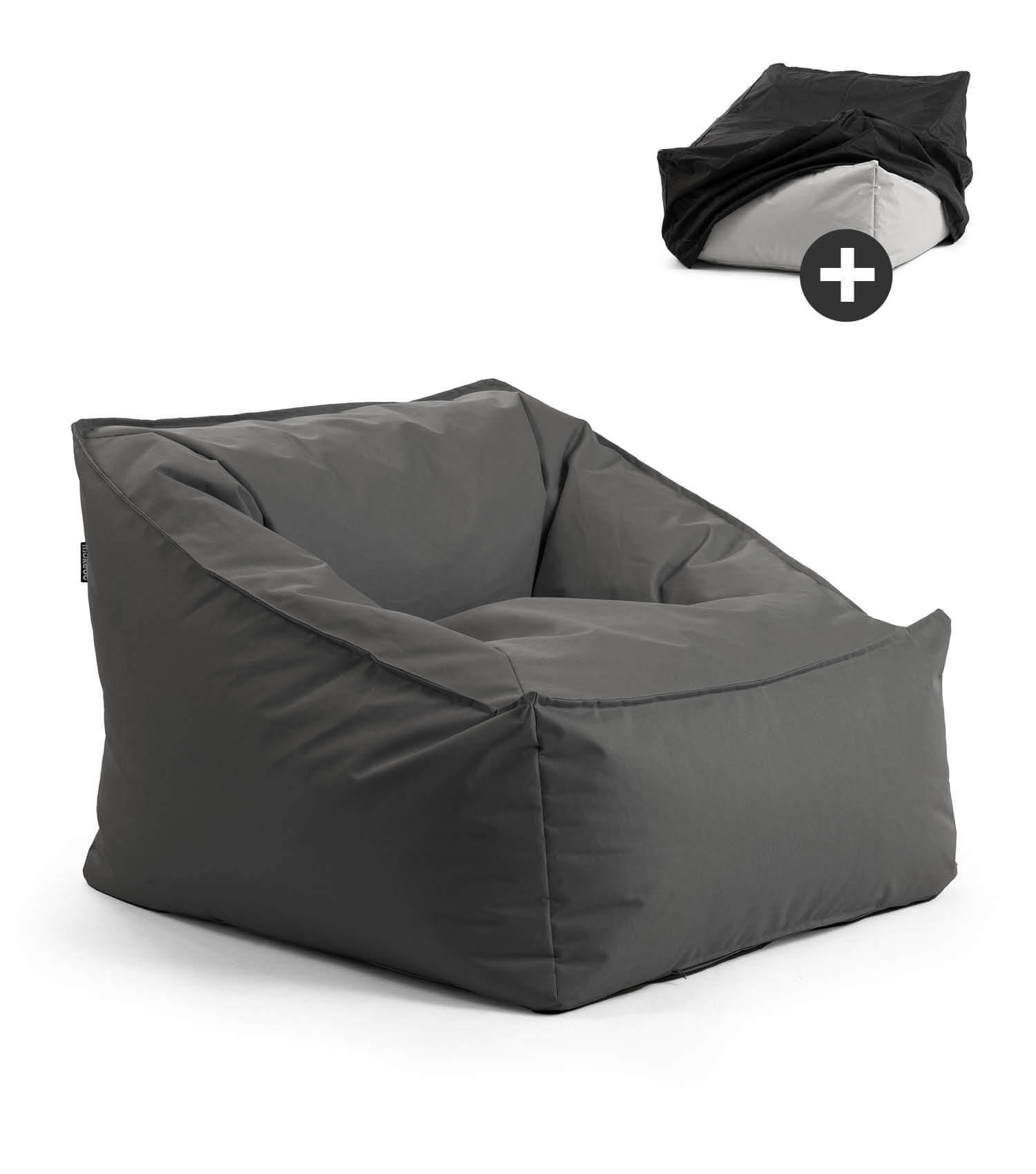 SITZSACK Der Sunnyboy - Schwarz, Textil (75/60/95cm) - Mokebo
