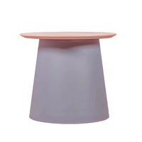 BEISTELLTISCH Rund Grau 49/49/43 cm - Grau, Holz (49/49/43cm) - Nest Dream