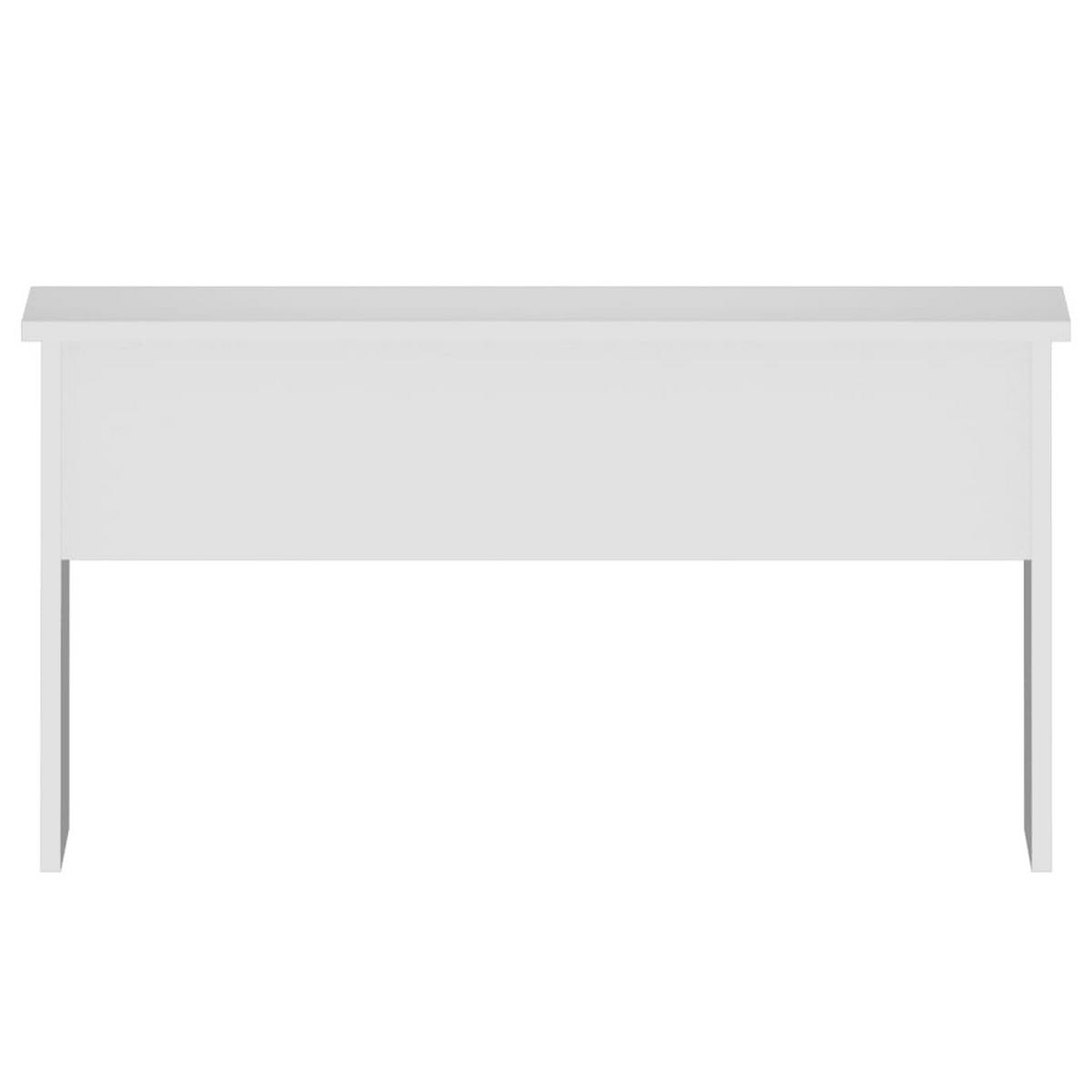 COUCHTISCH Weiß 80x50,5x41,5 cm Holzwerkstoff - Weiß, Holzwerkstoff (80/50.5/41.5cm) - furnicato