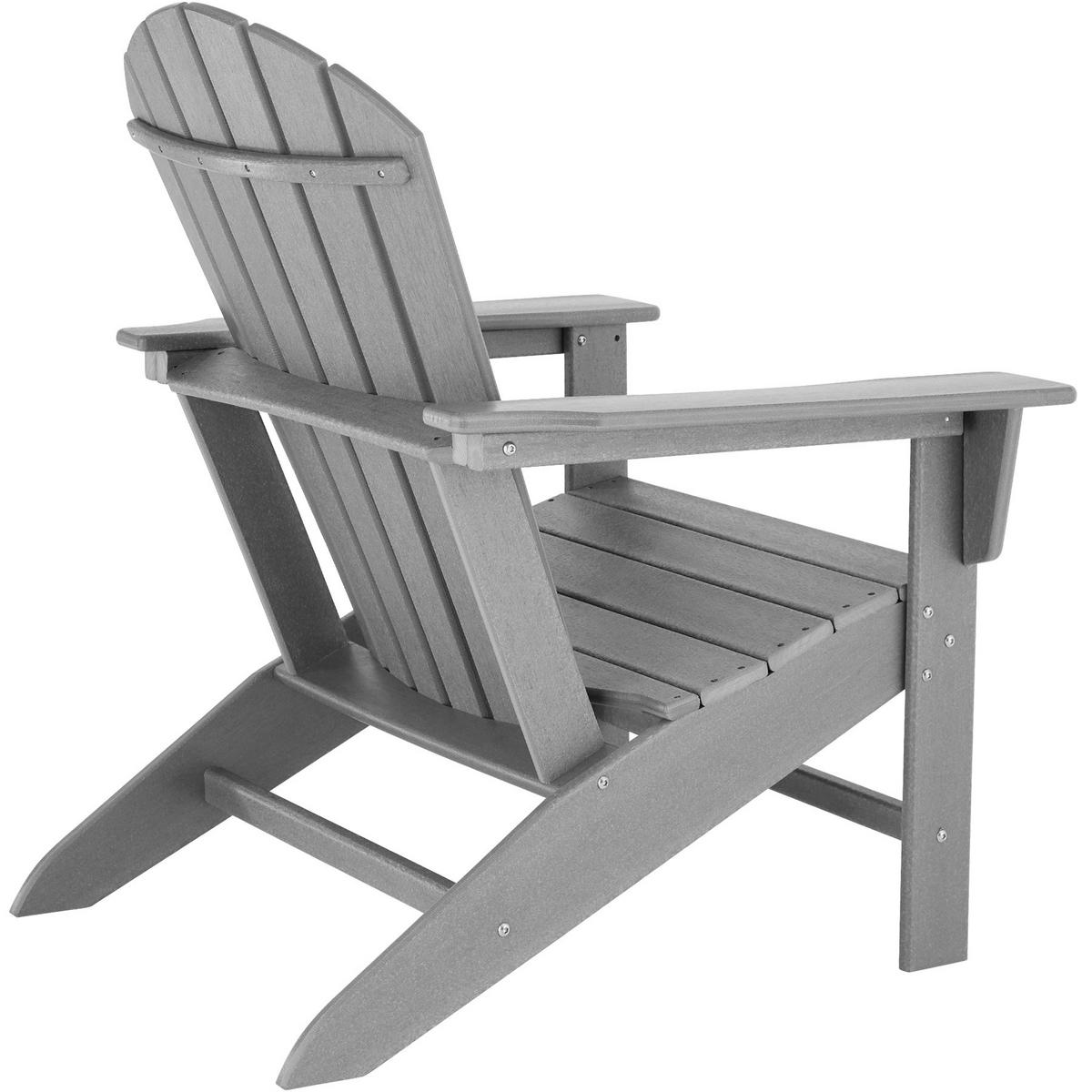 GARTENSTUHL Joan,Belastbarkeit 120 kg, 83 x 79 x 97 cm,hellgrau - Hellgrau, Kunststoff (79/97/83cm) - tectake