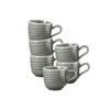 ESPRESSOTASSEN Terra Perlgrau 0,09 l 6er Set - Grau, Keramik (0.09L) - Seltmann Weiden