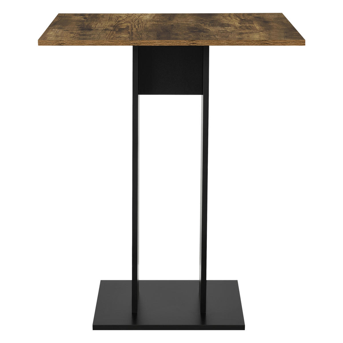 KÜCHENTISCH Lindesnes - Walnussfarben/Schwarz, Holzwerkstoff (65/65/78cm) - [en.casa]