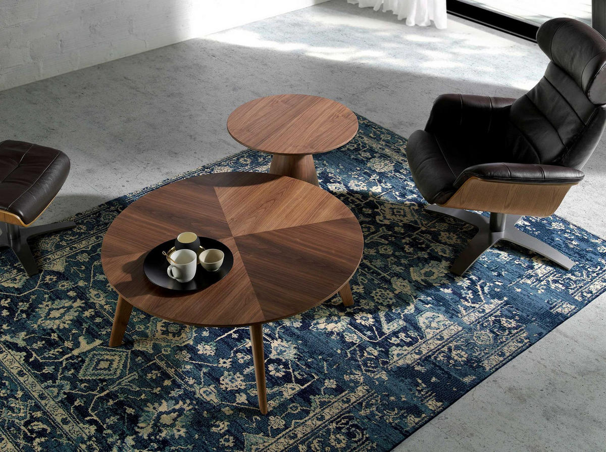 FUSSBANK Hocker aus schokoladenbraunem Leder 52/42/39 cm - Kastanienfarben/Dunkelgrau, Leder/Metall (52/39/42cm) - ANGEL CERDA