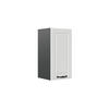 HÄNGESCHRANK R-Line Weiß Landhaus 30 cm - Anthrazit/Weiß, Holzwerkstoff (30/60/31cm) - Vicco