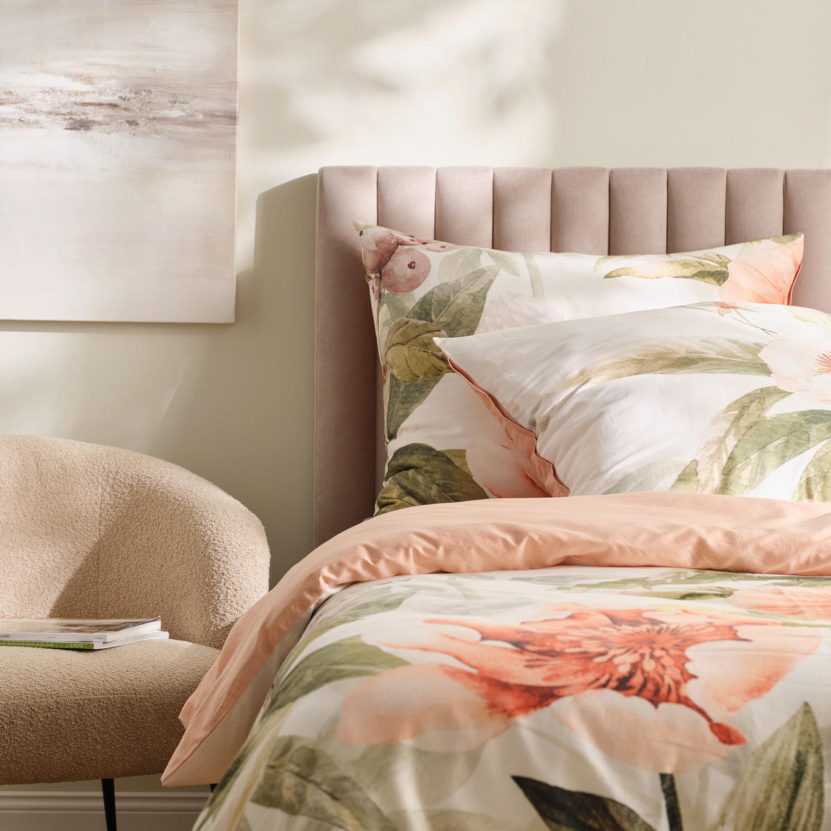 BETTWÄSCHE Magretta - Weiß, Textil (200/220cm) - home&you