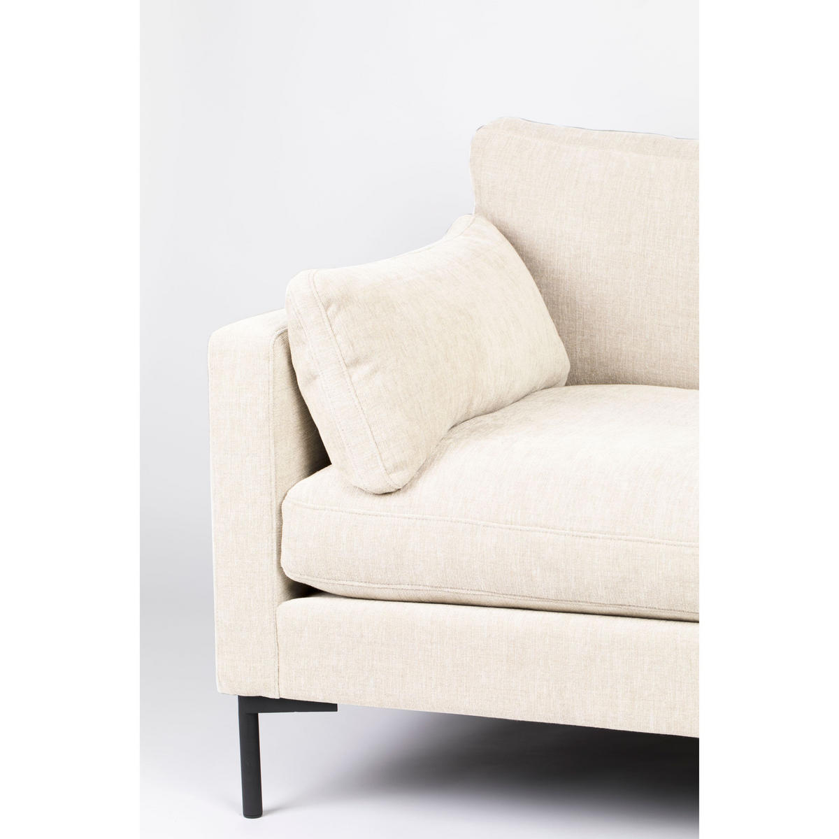 SOFA 3-SITZER Summer Crème - Beige/Creme, Textil (230/82/101cm) - Zuiver