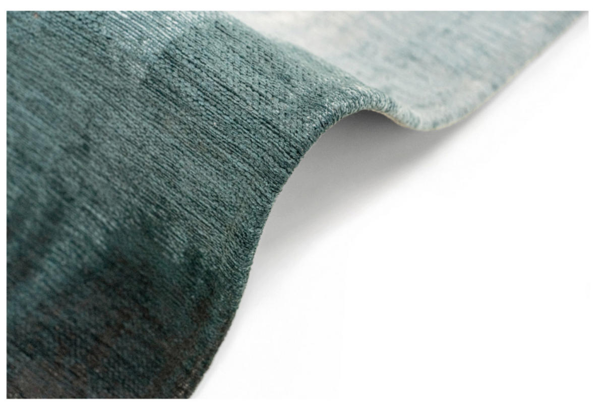 TEPPICH modern Flachgewebe NAGOYA Blau 140x200 cm Blau 140 x 200 cm - Blau, Textil (140/200cm) - Novatrend