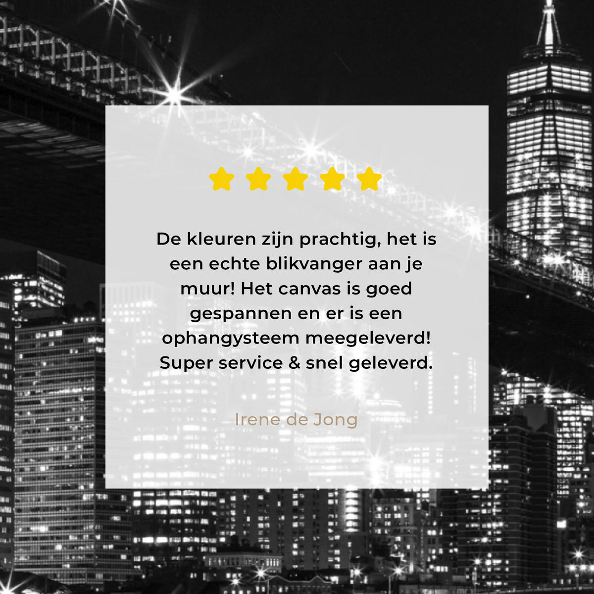 LEINWANDBILD New York - Brooklyn - Brücke 40x30 cm - Schwarz, Textil (40/30cm) - MuchoWow