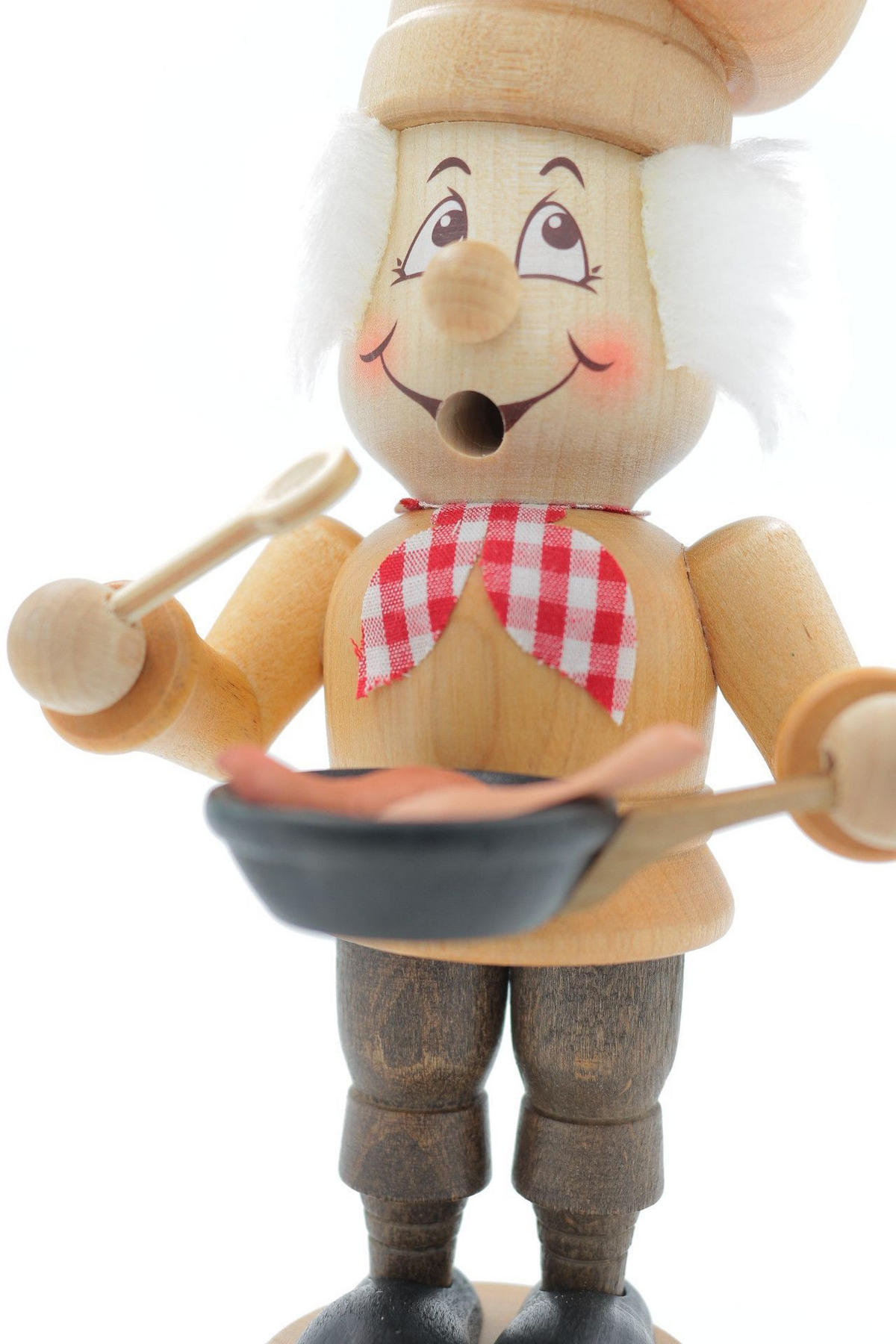 RAUCHFIGUR Wichtel m. Fuss Koch 16,5 cm - Multicolor, Holz (9/16.5/0.1cm)