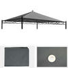 ERSATZBEZUG DACH PERGOLA CALPE I Grau - Grau, Textil (280/1/280cm) - MCW