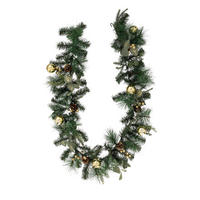WEIHNACHTSGIRLANDE mit Weihnachtskugeln 200 cm - Grün, Kunststoff (200cm) - Atmosphera Createur d´interieur