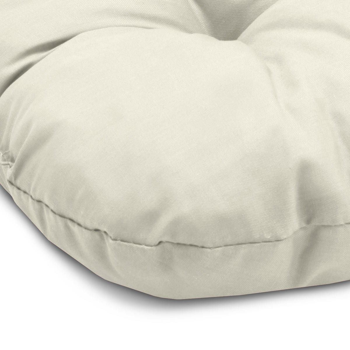 STUHLKISSEN Lisa 40/40/8 cm Natur 4tlg - Naturfarben, Textil (40/40cm) - Beautissu 