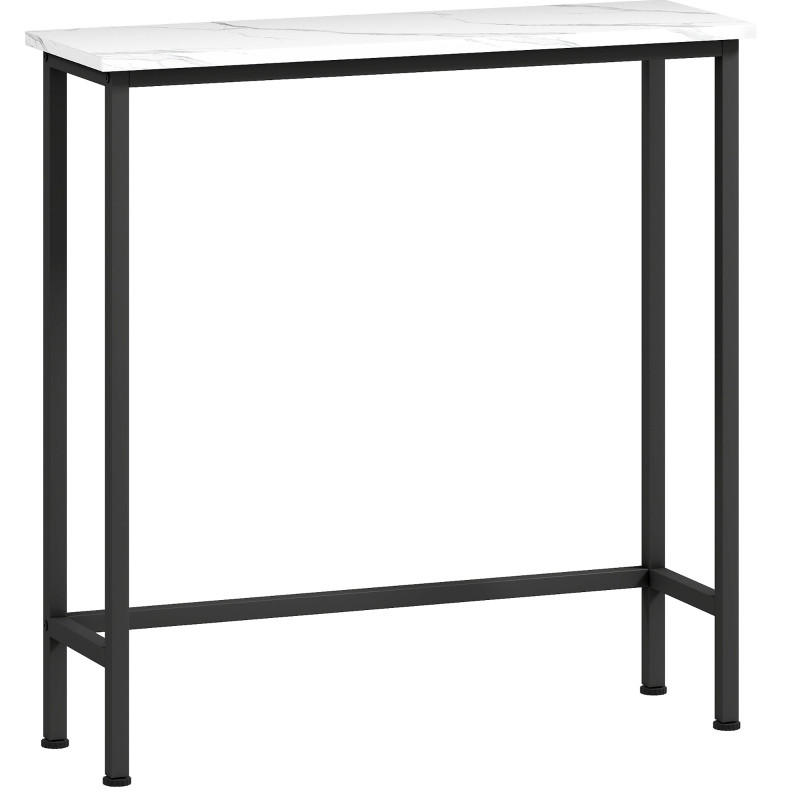 Ivmeu Konsolentisch Schwarz 24x76x75 cm