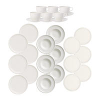GESCHIRR-SET Artesano Original weiß 30er Set - Weiß, Keramik (1/1/1cm) - Villeroy & Boch