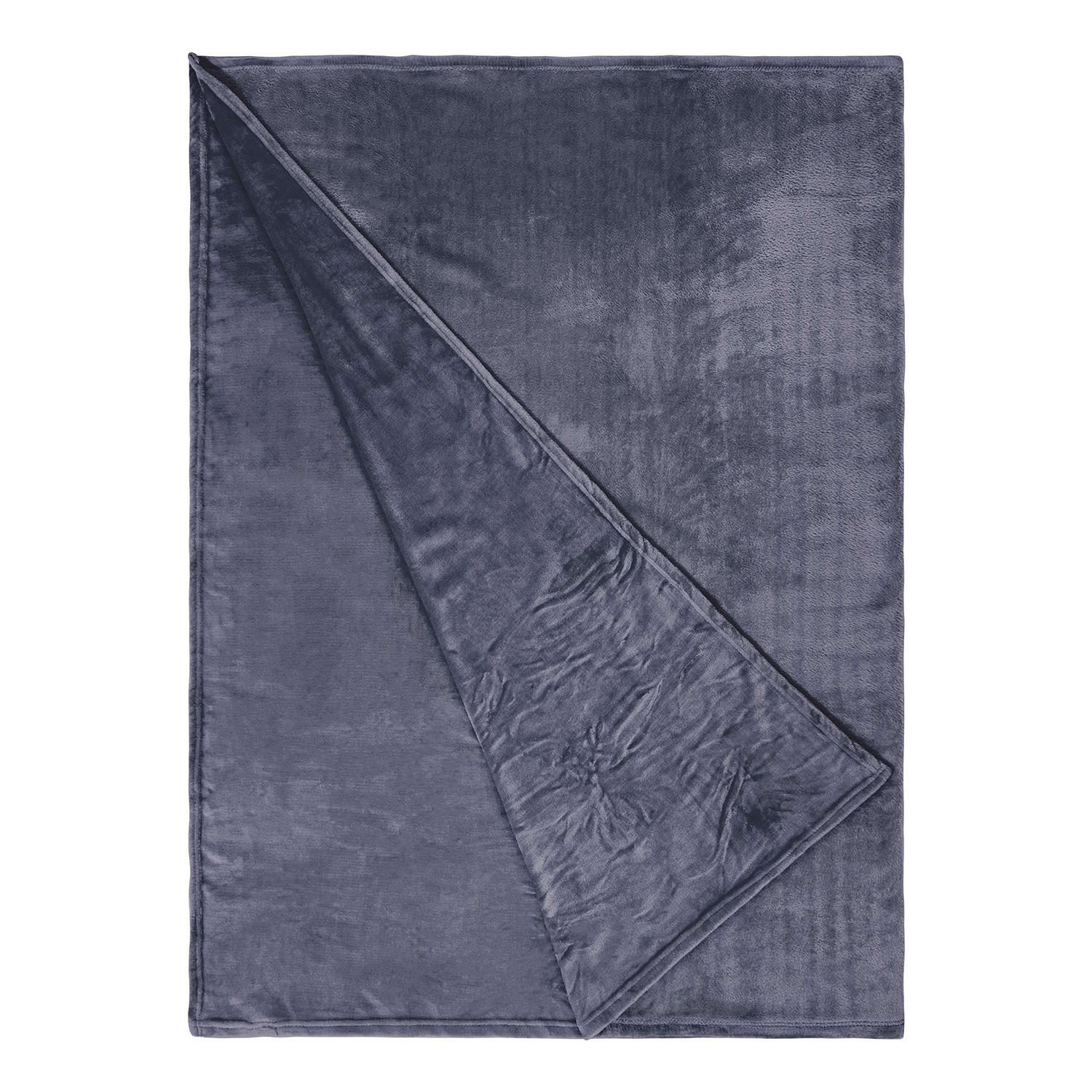 Thumbnail - Butlers Fleecedecke, Anthrazit, Textil, 150x200 cm, Schlaftextilien, Bettwäsche, Tagesdecken