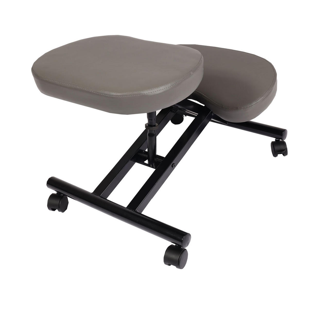 KNIESTUHL ROLLBAR Grau - Grau, Textil (50/67/67cm) - MCW