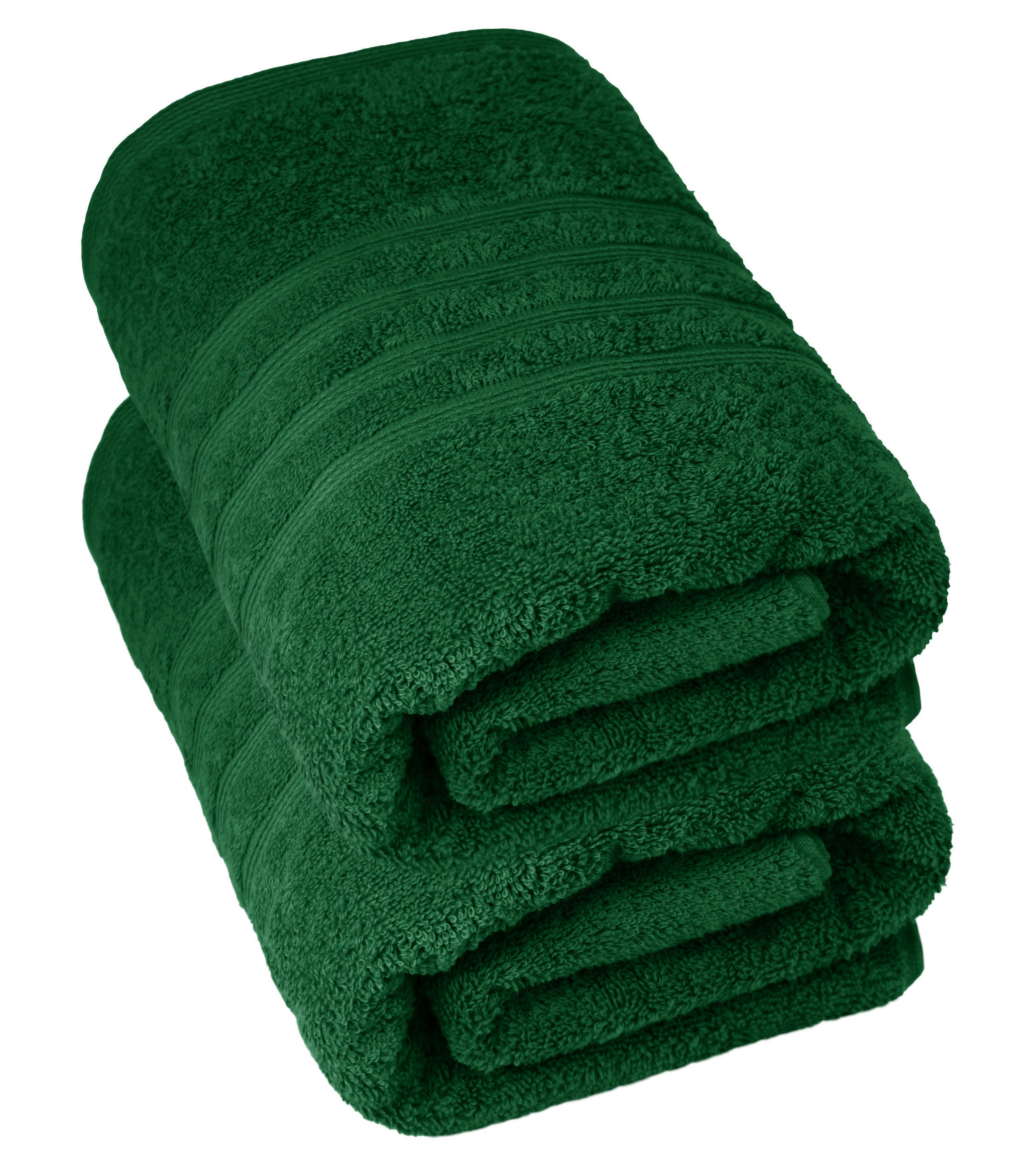 DUSCHTUCH London Tannen Grün 2er Set 70x140 - Waldgrün, Textil (70/140cm) - Lashuma