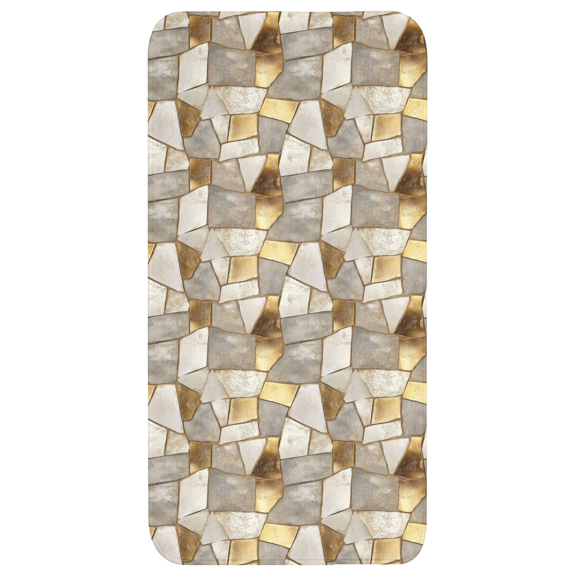 OnlyWow KOUPELNOVÁ PŘEDLOŽKA Mozaika - Mramor - Zlato 60x120 cm