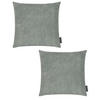 KISSENHÜLLE 2er Set Comodo - Salbeigrün, Textil (40/40cm) - Magma Heimtexx