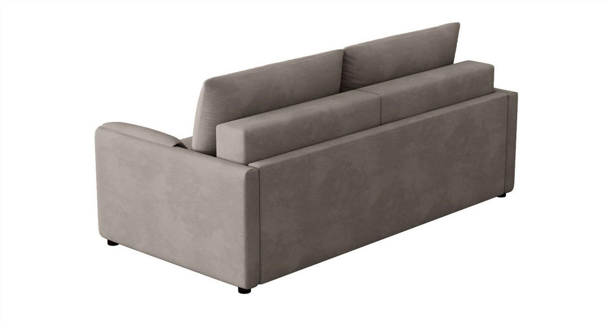 SCHLAFSOFA Mirena - Braun, Holzwerkstoff/Textil (215/100/112cm) - Fun Möbel