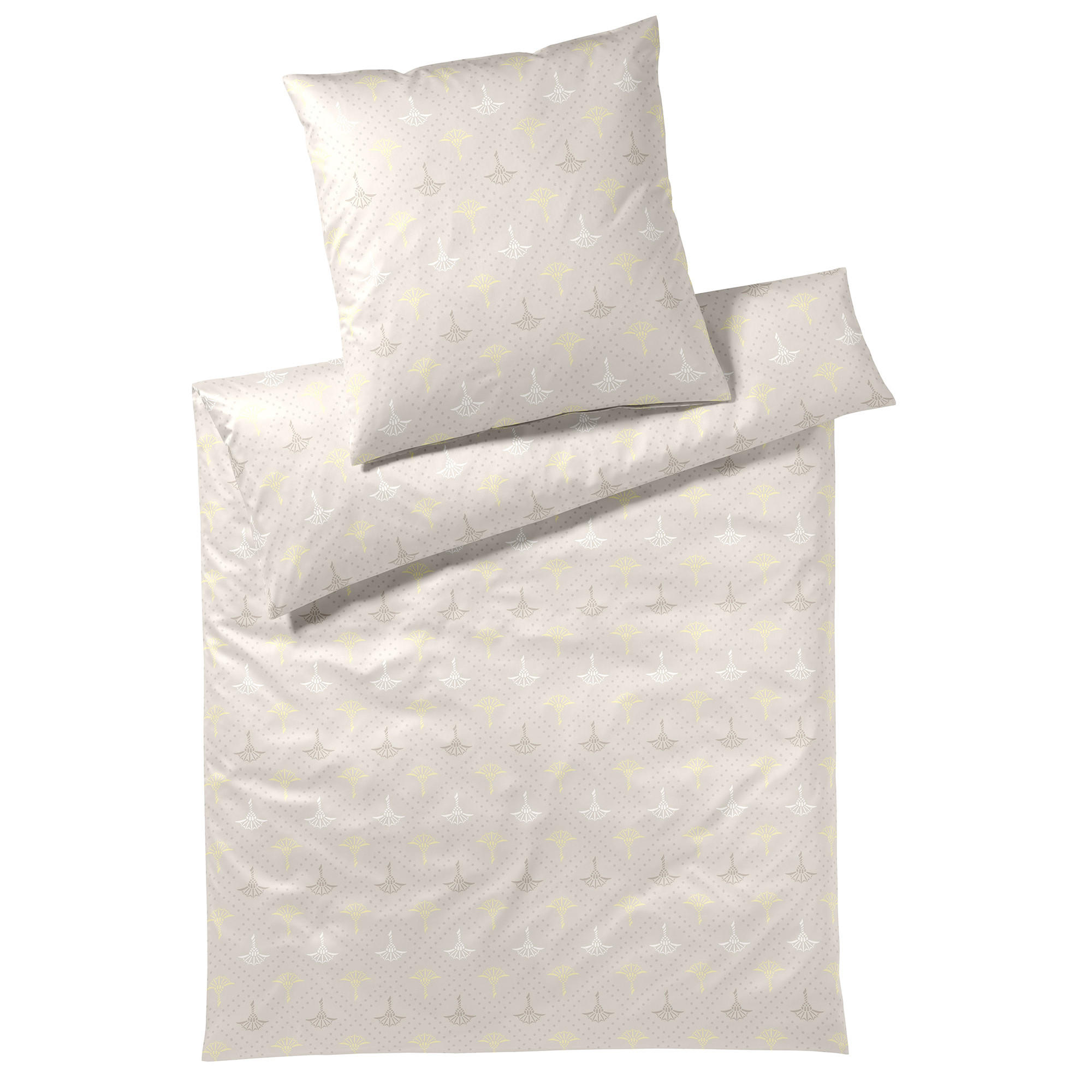 BETTWÄSCHE CORNFLOWER CHARM 4117 VANILLA - 03 - Beige, Textil (40/40cm) - Joop!