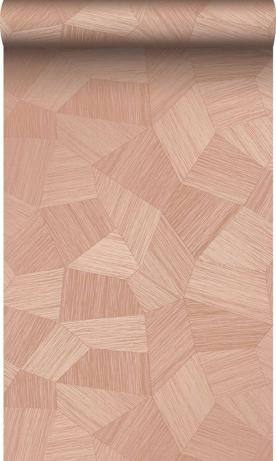 TAPETE 3D-Muster 53 cm x 10.05 m - Terracotta, Papier (53/1000cm) - Origin Wallcoverings