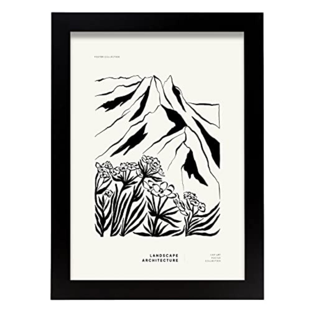 Nacnic Poster Schwarz 29.7x5x21 cm