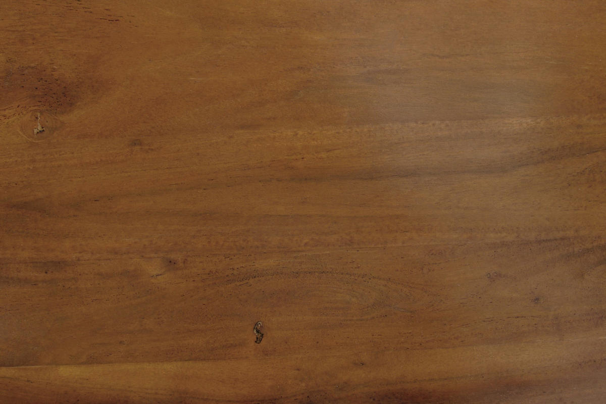 ESSTISCH CALI - Silberfarben/Braun, Holz/Metall (80/140/77cm) - SAM