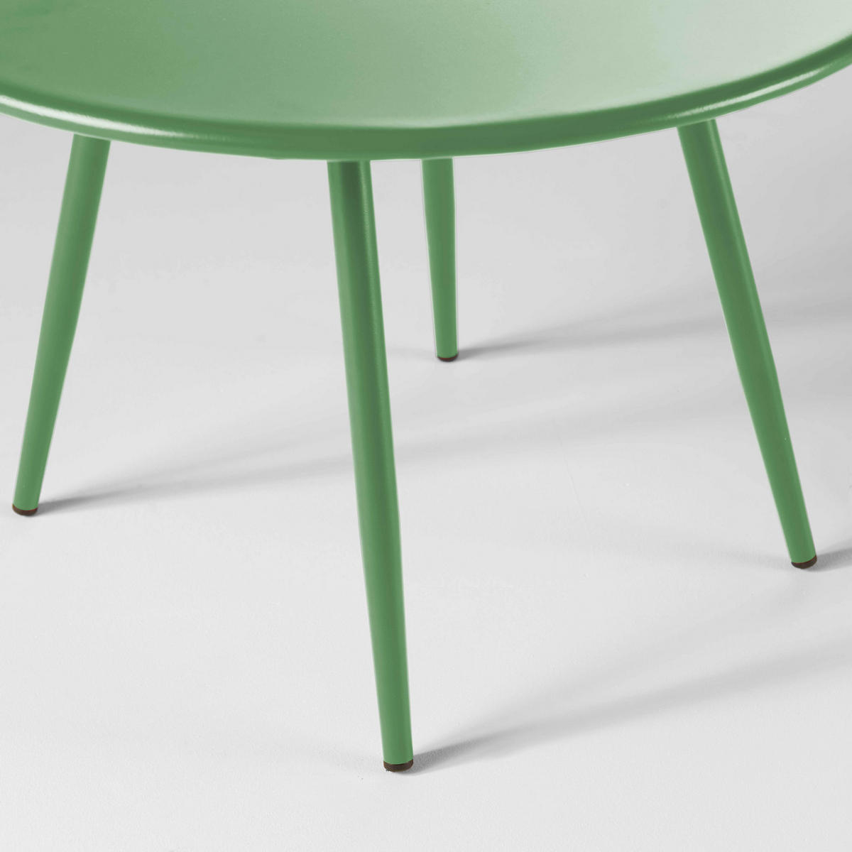 GARTEN-LOUNGETISCH, Kaktusgrünen - Dunkelgrün, Metall (90/50/34cm) - Oviala