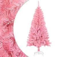 WEIHNACHTSBAUM Künstlicher Mit Ständer Rosa 150 Cm Pvc - Rosa, Kunststoff (150cm) - vidaXL