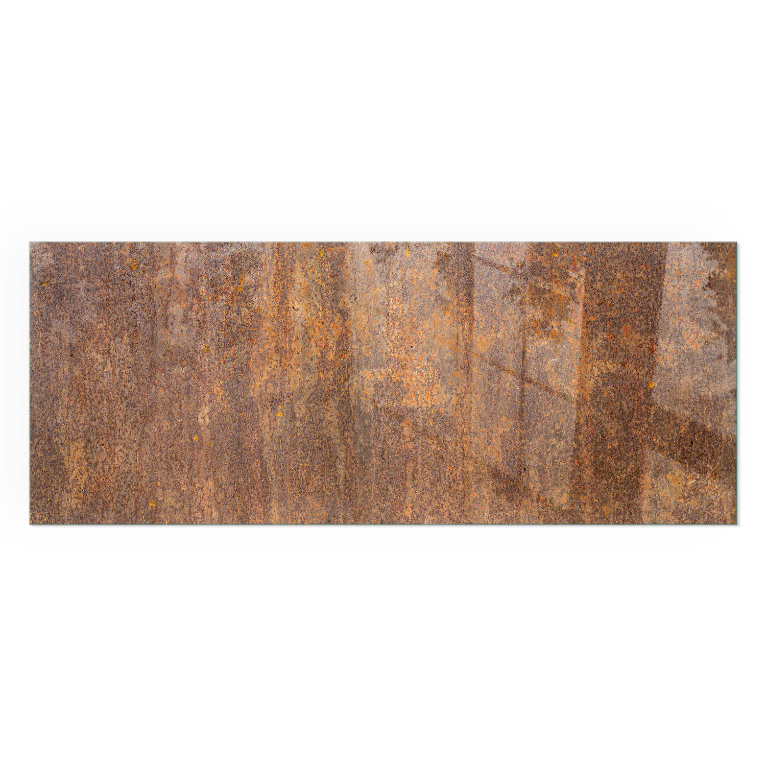 GLASPLATTE für Kamin 125x50 cm - Braun, Glas (125/50/0.4cm) - TULUP