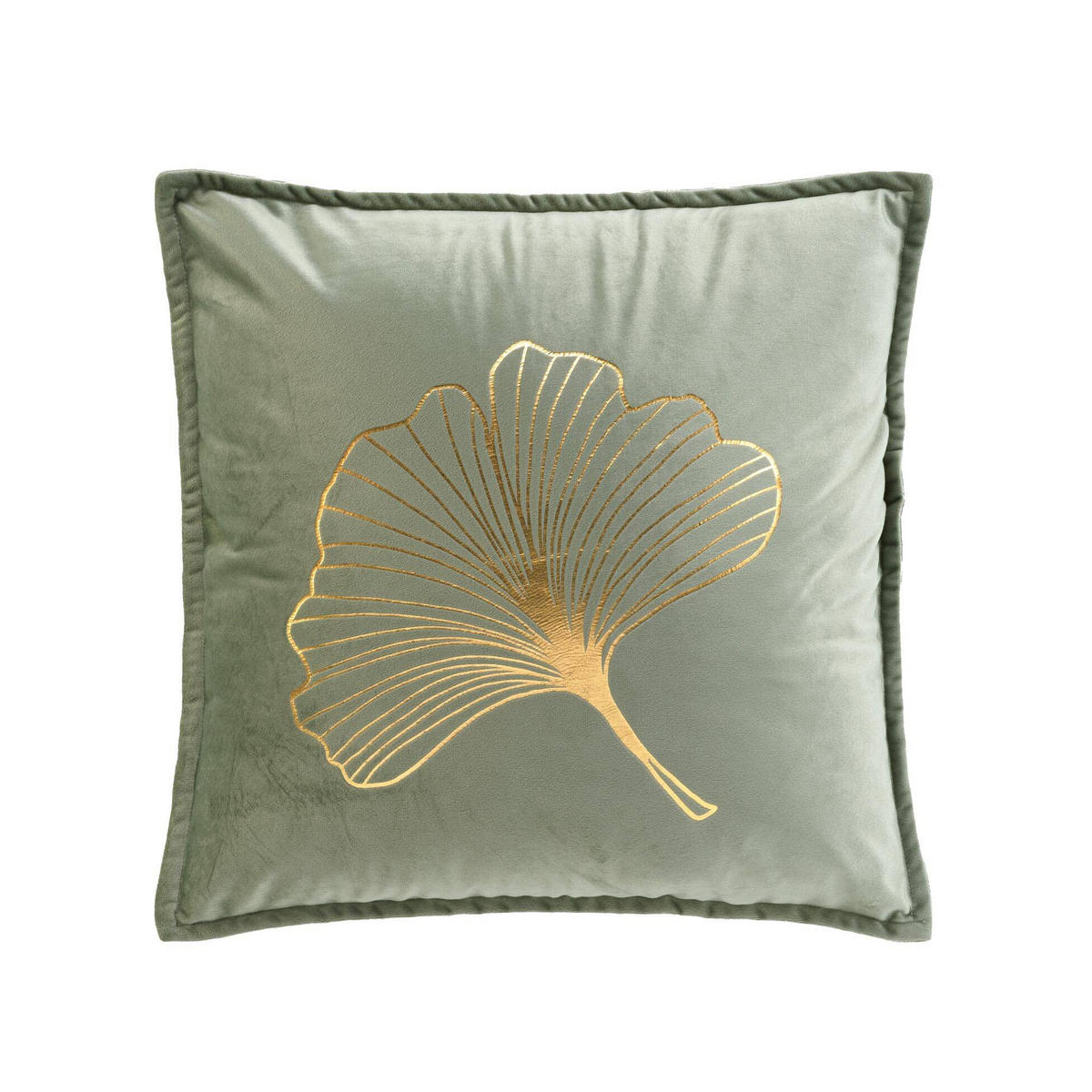 DEKOKISSEN Glama 45/45 cm - Grün, Textil (45/45cm) - Douceur d´intérieur