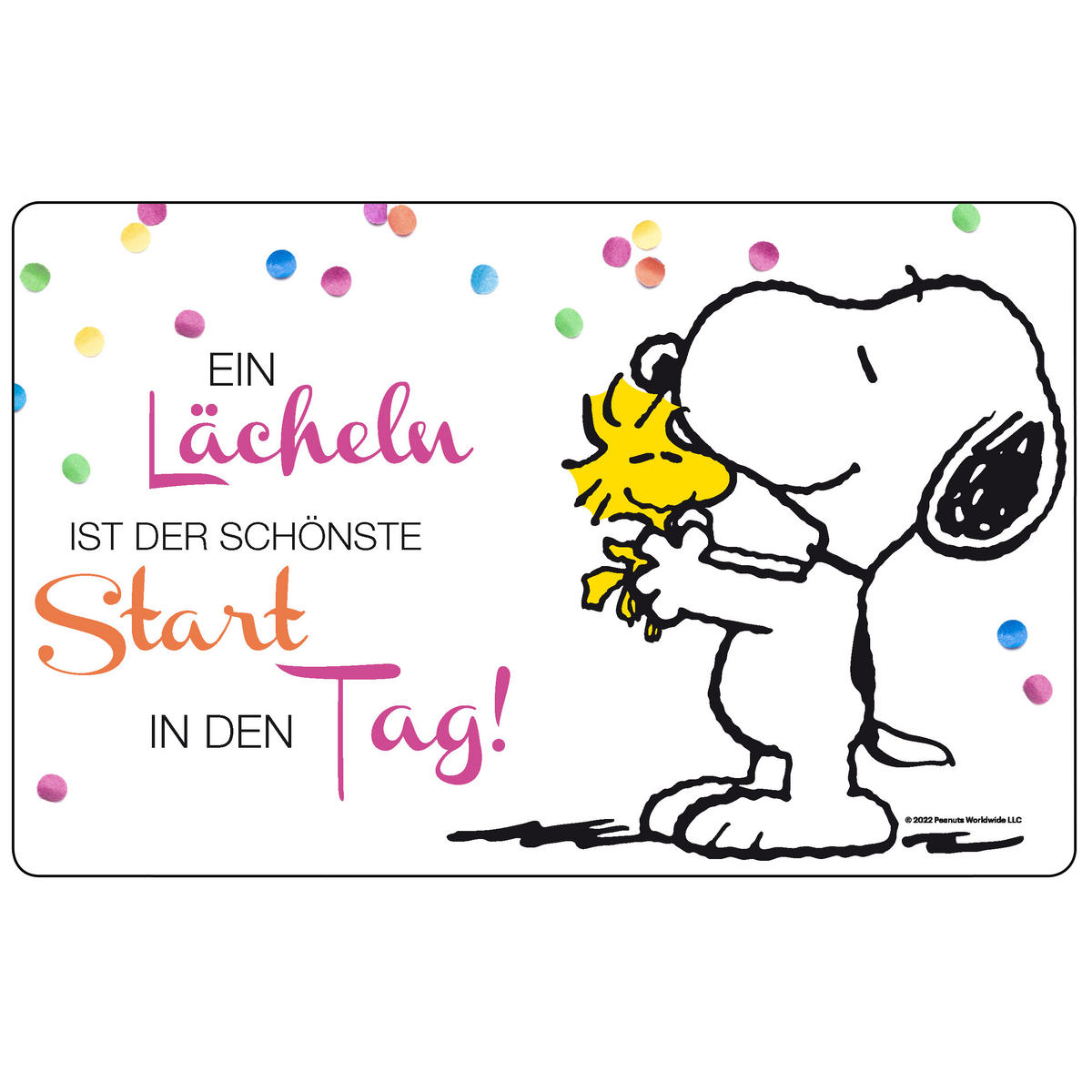 BROTDOSE The Peanuts Snoopy Ein Lächeln ist der schönste Start in den Tag Pink 17,5 x 12,8 x 6,9 cm - Pink, Kunststoff (17.5/6.9/12.8cm) - United Labels