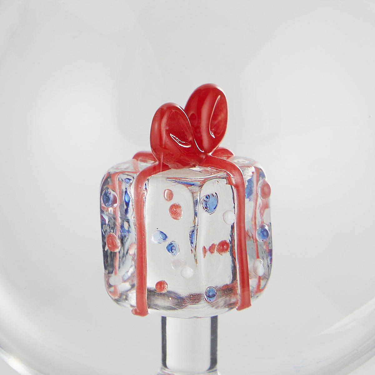 CHRISTBAUMKUGEL Hang On Geschenk - Transparent, Glas (8/8/9cm) - Butlers