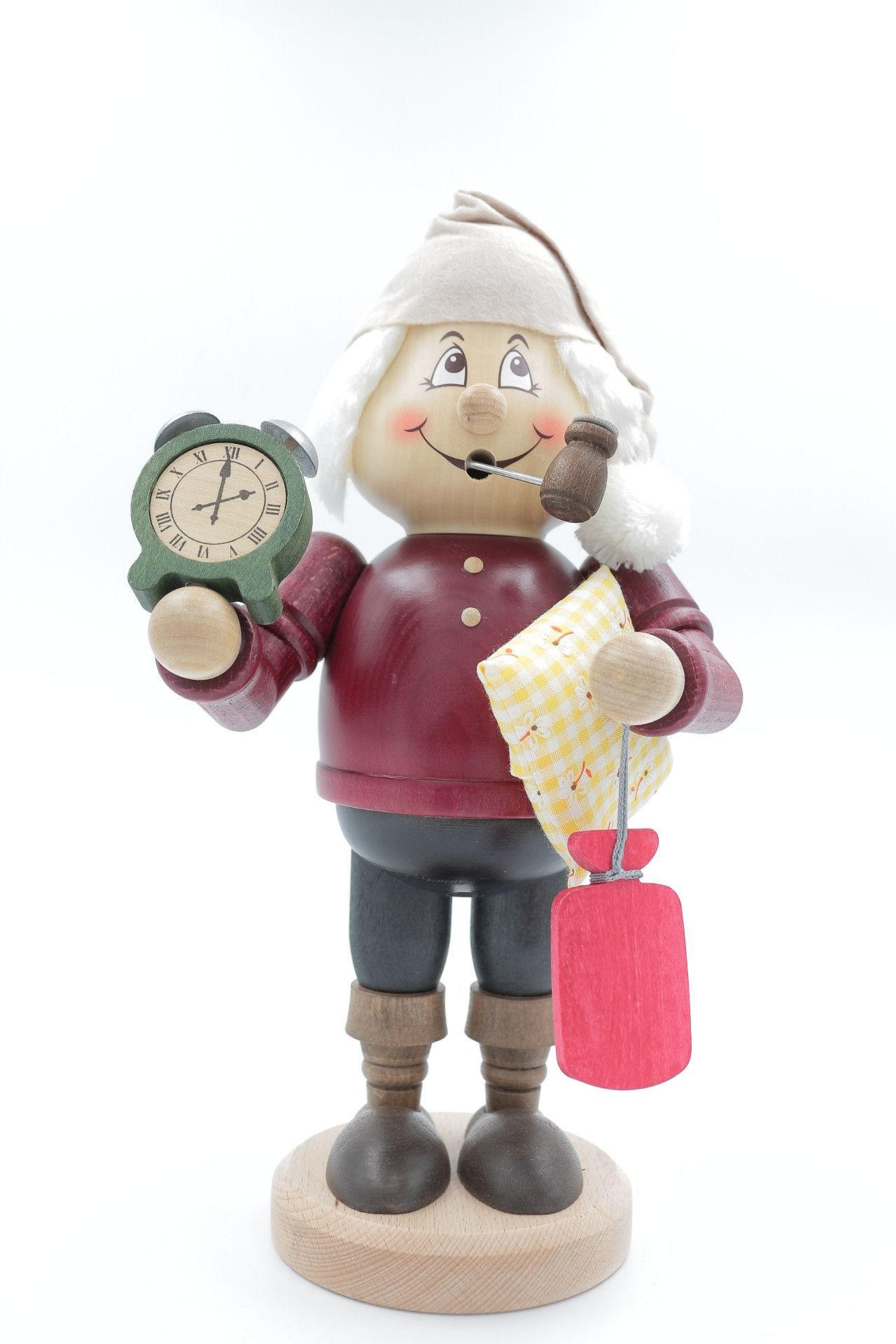 RAUCHFIGUR Wichtel Schlafmütze 32 cm - Multicolor, Holz (15/31/0.1cm)