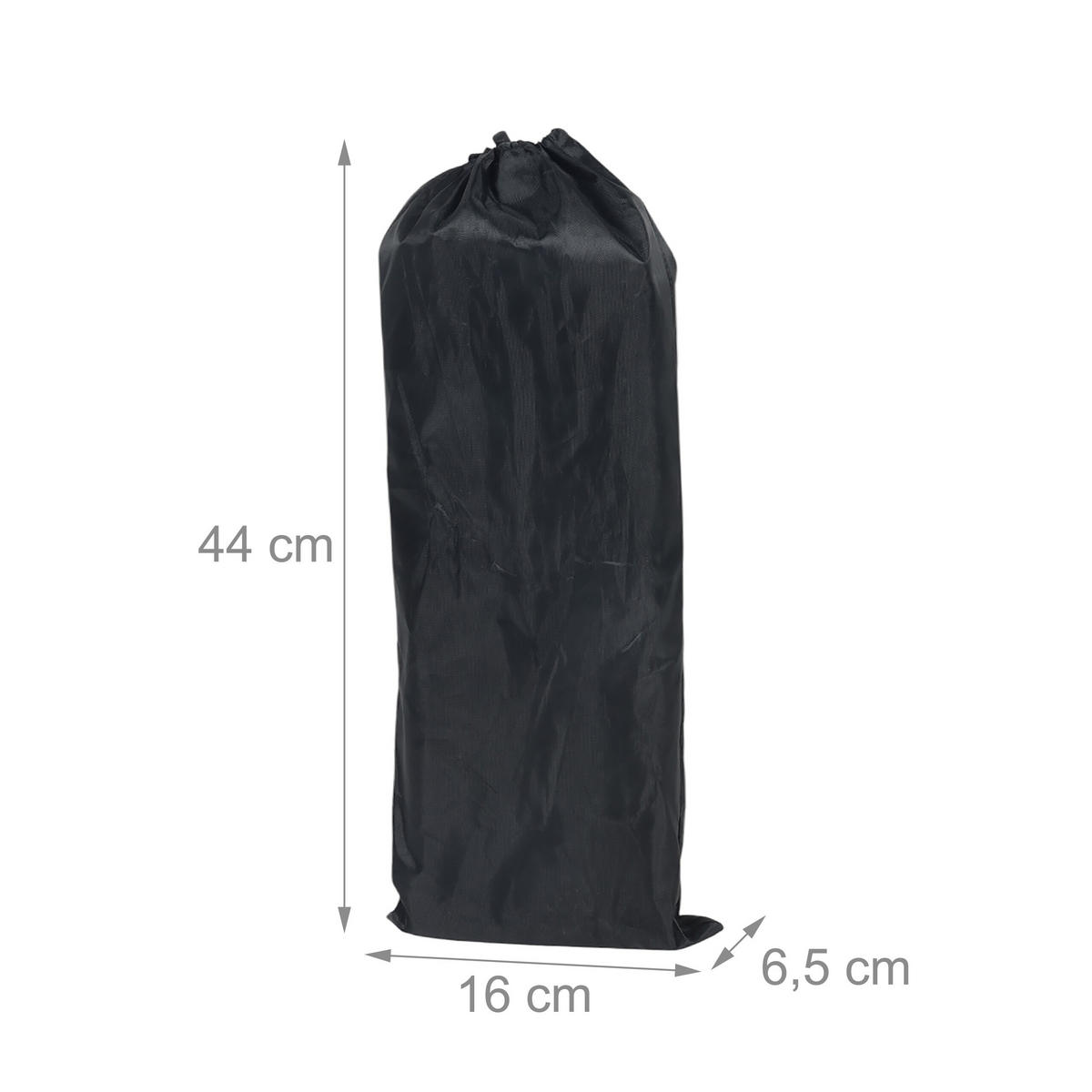 CAMPINGTISCH - Schwarz, Metall (34/39/32cm) - Relaxdays