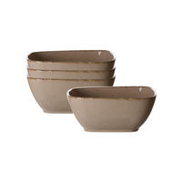 SERVIERSCHALEN Casa Grau ø 18 cm 4er Set - Grau, Keramik (18/8/18cm) - Ritzenhoff Breker