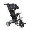 DREIRAD Revel 3 in 1 schwarz Freilauf Lenkstange Becherhalter Korb - Schwarz, Metall (55/54/78cm) - Lorelli