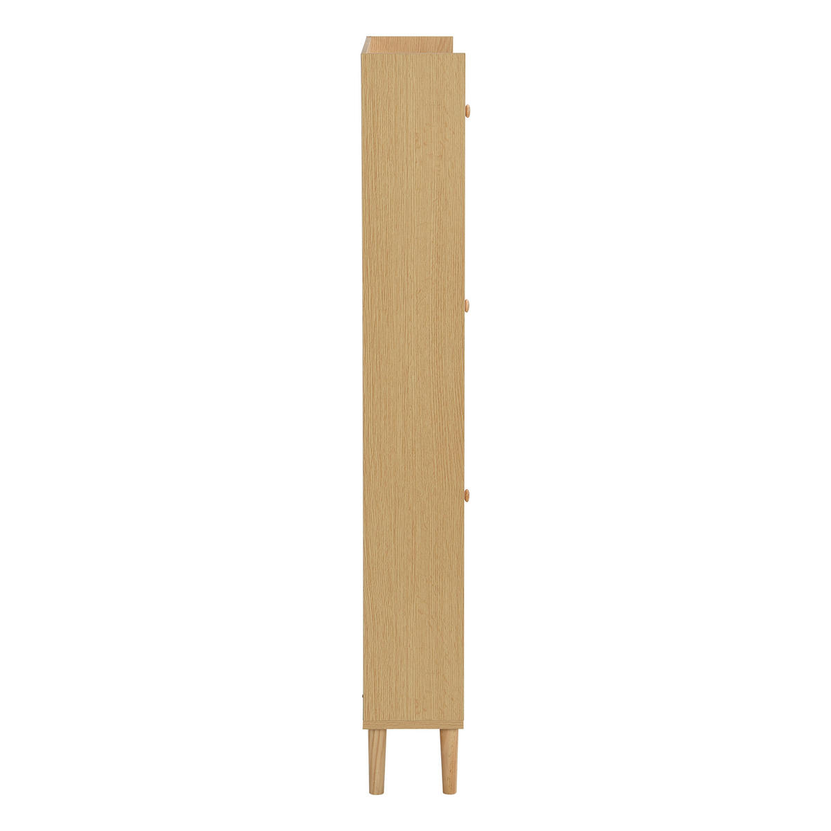 SCHUHKIPPER DE-38244 90/17/125 cm mit 3 Klapptüren und 1 Schublade Natur - Naturfarben, Holzwerkstoff (90/125/17cm) - ComfortXL
