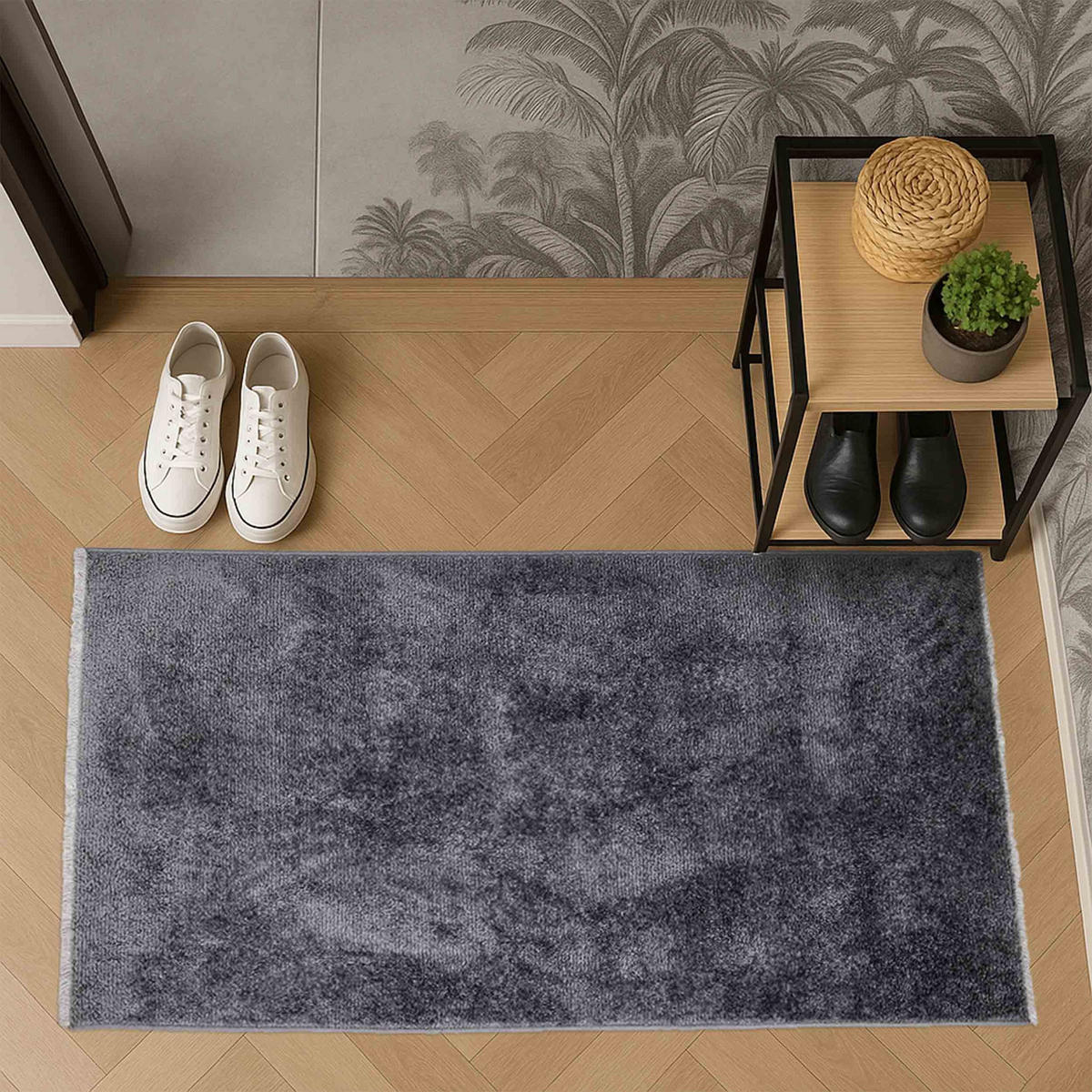 KURZFLORTEPPICH STEVIE - Anthrazit, Textil (160/230cm) - Astra