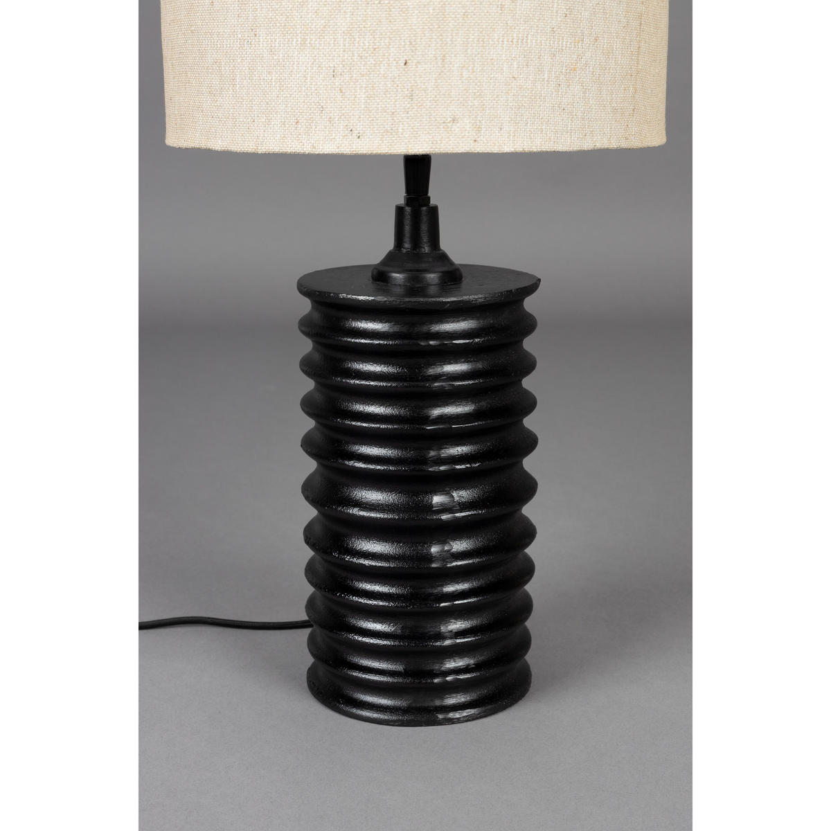 TISCHLAMPE Yalu - Schwarz, Metall (27/27/54cm) - Dutchbone