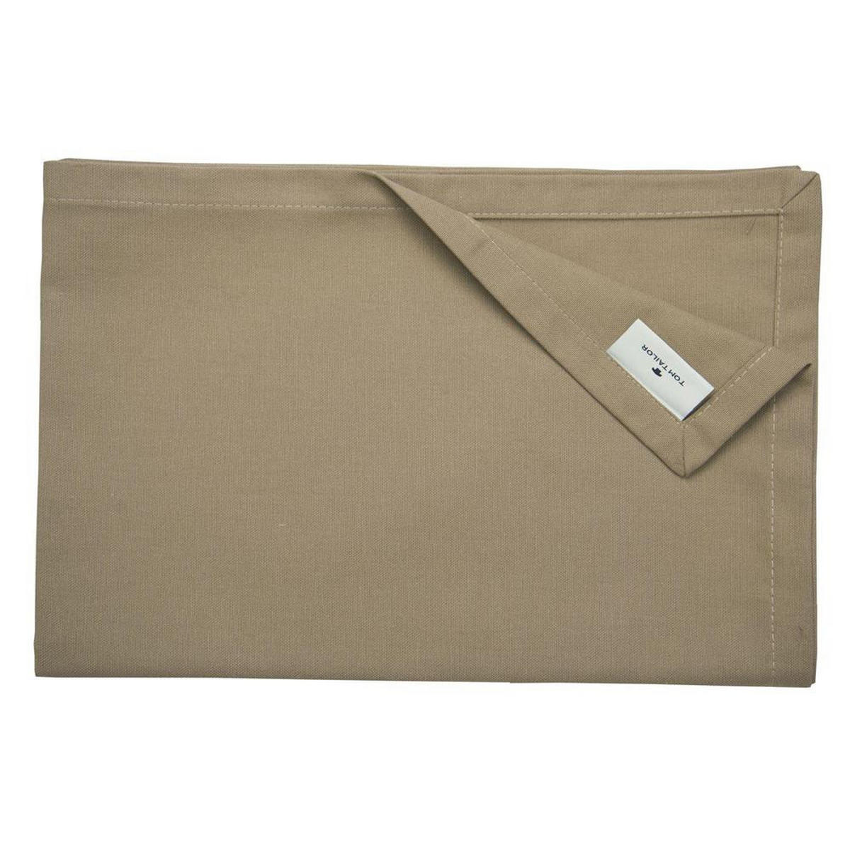 TISCHLÄUFER IN LEINENOPTIK DOVE Blickdicht - Ecru, Textil (150/50/0.5cm) - Tom Tailor