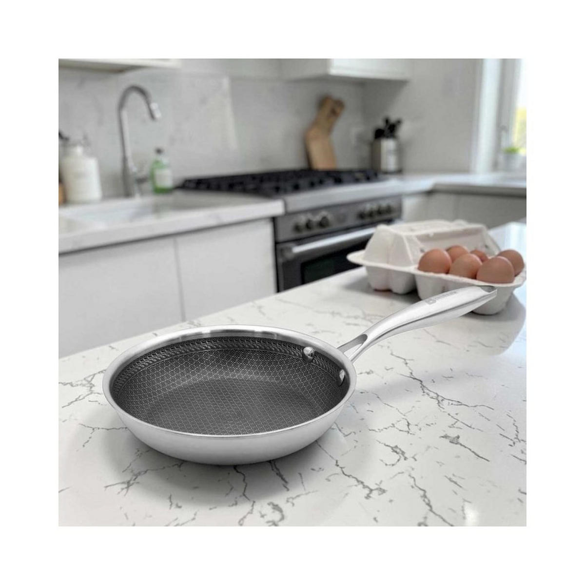 PFANNE Silber 48/28/5.5 cm 67599 - Silberfarben, Metall (28cm) - Brunbeste