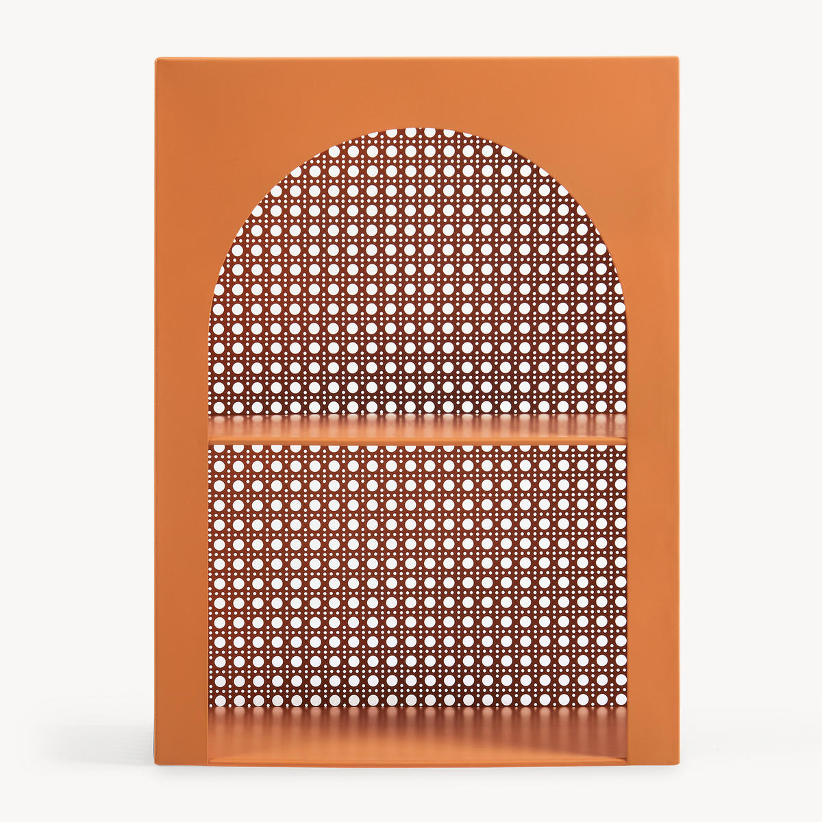 WANDREGAL Jäller I. - Orange, Metall (30/40/13cm) - [en.casa]