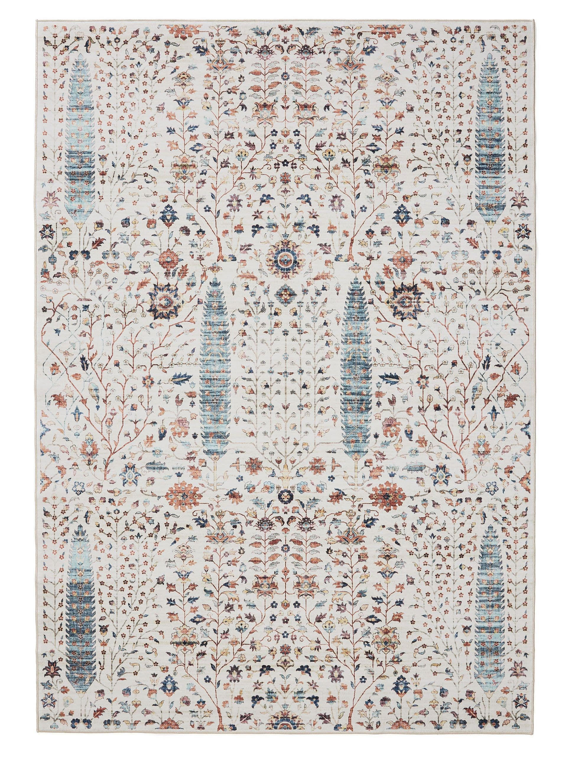 VINTAGE-TEPPICH George waschbar 240x340 cm - Multicolor, Kunststoff (240/340cm) - benuta